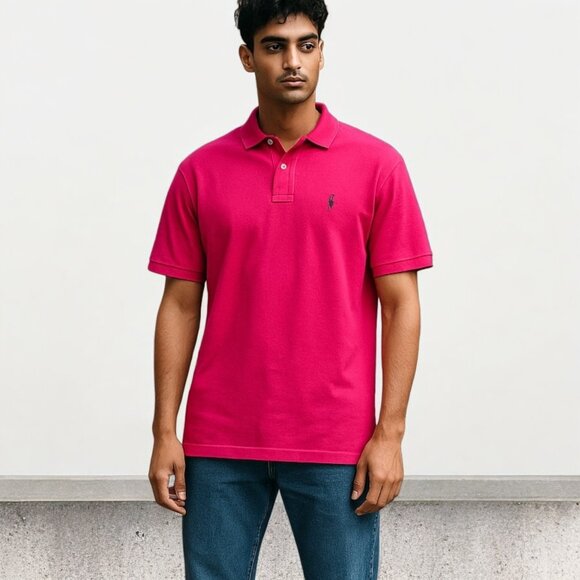 Polo Ralph Lauren Other - Polo Ralph Lauren Classic-Fit Short-Sleeve Polo Golf Shirt in Hot Pink Mens Sz L